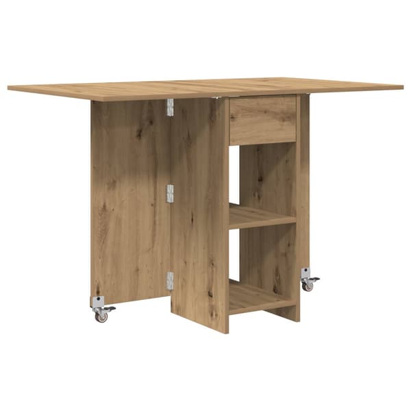 Matbord 115 x 70 x 75 cm Konstruerat trä Artisan-ek Rektangulär