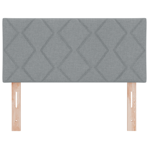 LED huvuddyna Ljusgrå 90 cm tyg