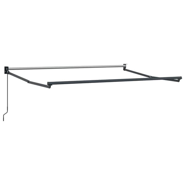 Manuell Utdragbar Markis Antracit 3 x 2 m