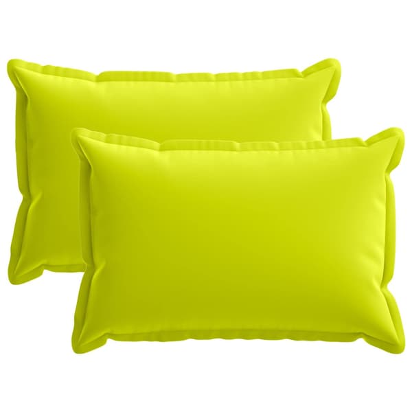 Kuddöverdrag 2 st HOUTEN Klart grön. 30 x 50 cm Polyester