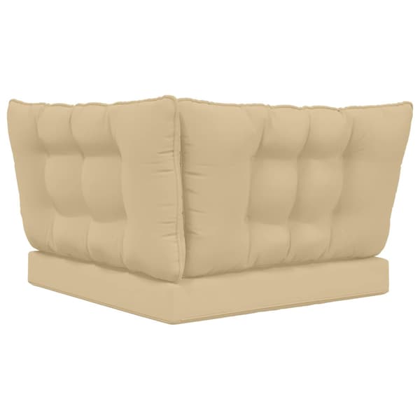 Utomhus Soffa Kudde 3 pcs Beige Polyester