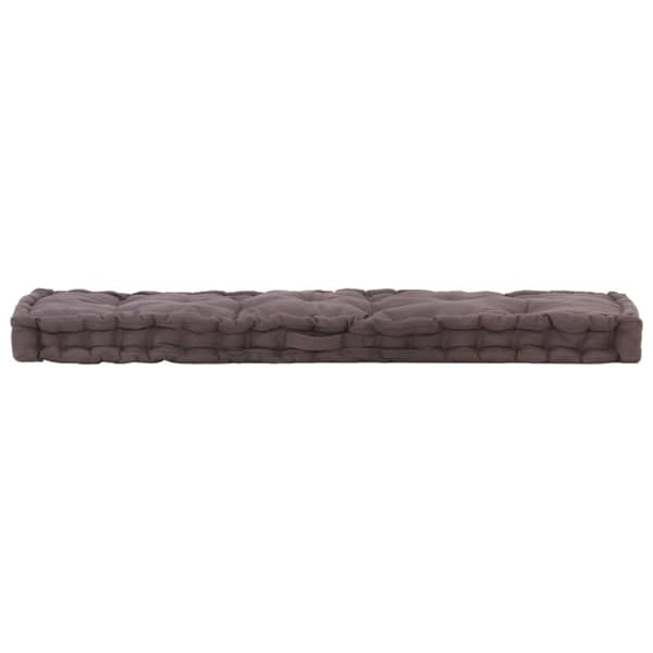 Dyna till pallsoffa bomull 120x40x7 cm antracit