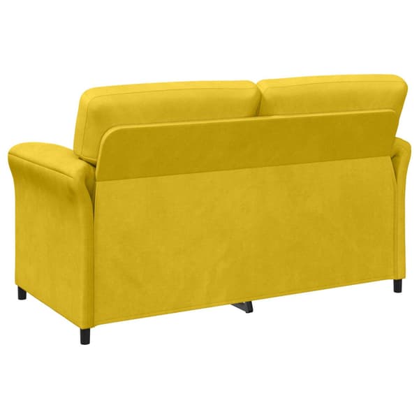 2-sits soffa Gul 158 x 83 x 95 cm Sammet