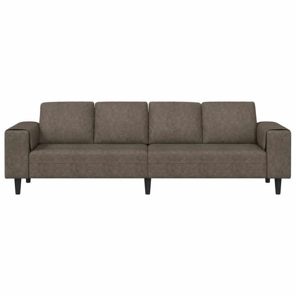 Vardagsrumsoffa Mörkgrå 250 x 77 x 76 cm