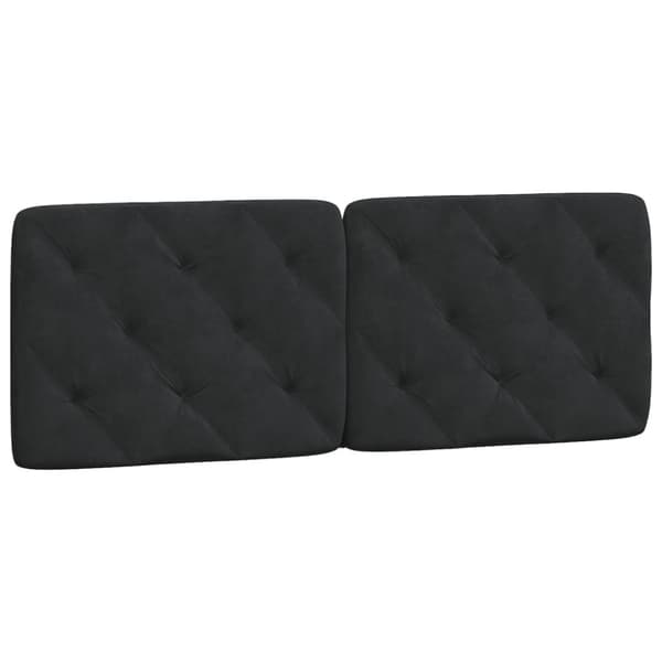 Bed Frame without Mattress Black 120x200 cm Velvet