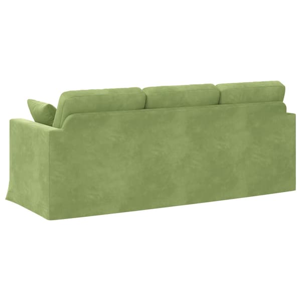 Soffa Ljusgrön 198 x 78 x 80 cm Sammet