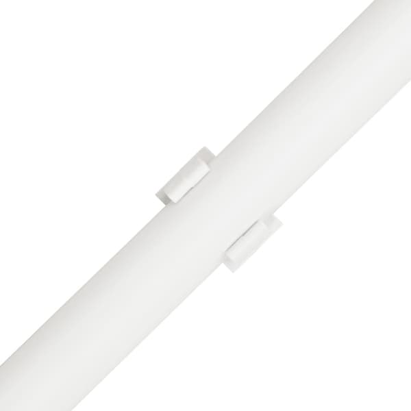 Kabelkanal med klämmor Ø20 mm 10 m PVC