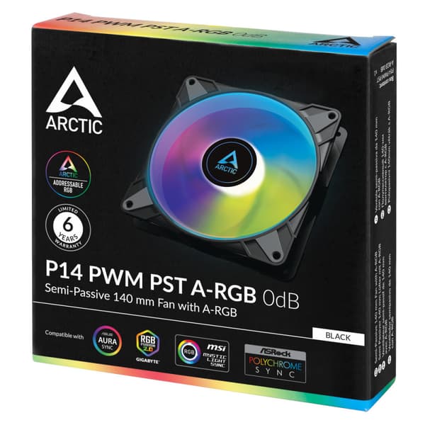 ARCTIC P14 PWM PST A-RGB - lådfläkt