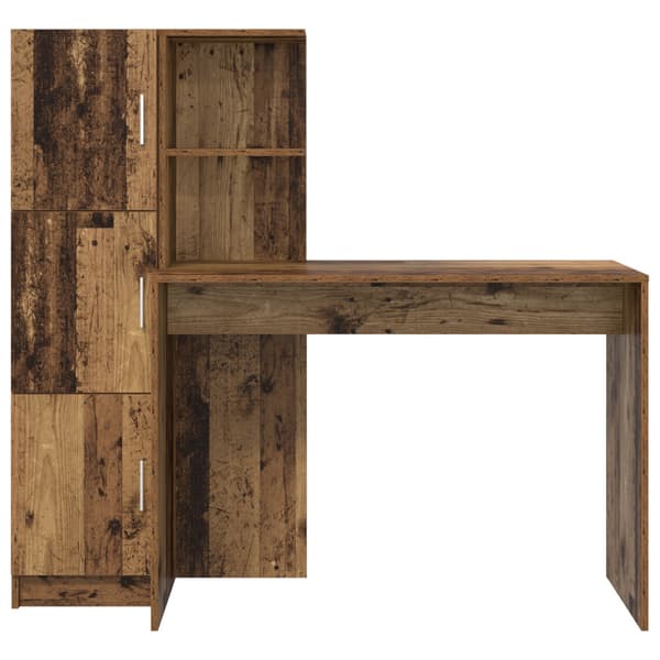 Skrivbord 2 pcs Gammalt trä