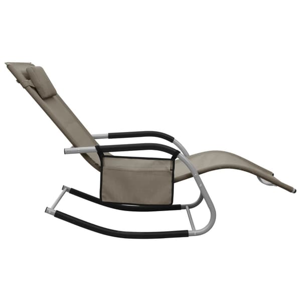 Solsäng textilen taupe och grå