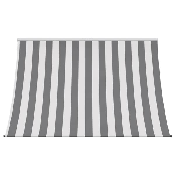 Markis Antracit och vitt 400 x 150 cm