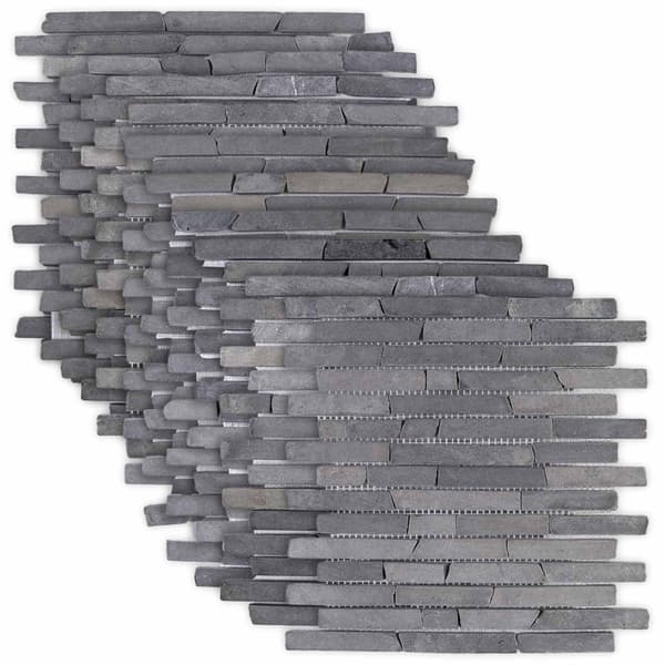 Mosaikplattor Grå 30 x 30 cm Marmor