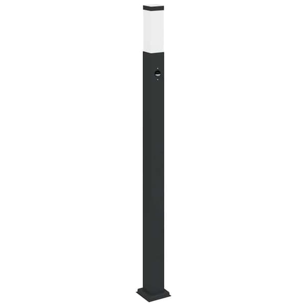 Pollare med sensor 3 st 110 cm svart IP44