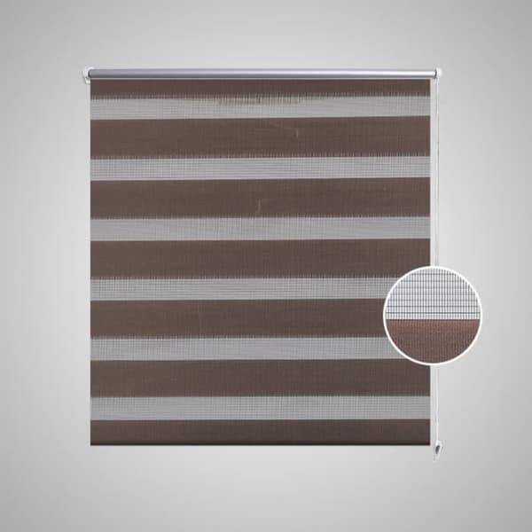 Zebragardin 60,9x120 cm Tygbredd 56,7 cm kaffe