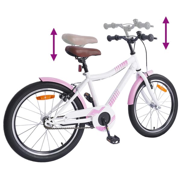 Barncykel 18 Tum för 5-7 år gamla Ljusrosa