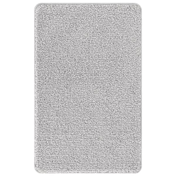 Halkfri Badmatta Grå 50 x 80 cm PP
