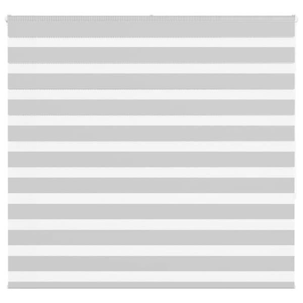 Rullgardin zebra ljusgrå 155x150 cm tyg bredd 150,9cm polyester