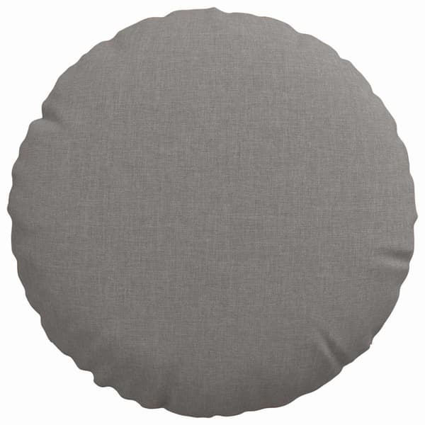 Sittkuddar 2 pcs Taupe Ø30 x 13 cm tyg