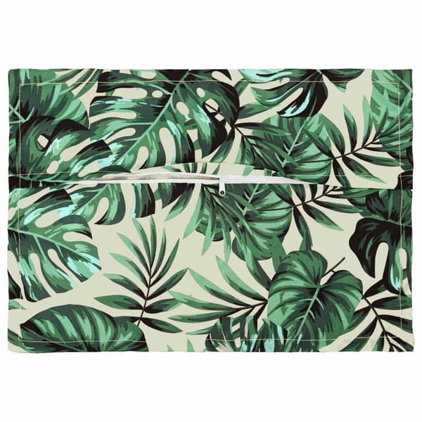 Kuddöverdrag 2 st HOUTEN Bladmönster 50 x 75 cm Polyester