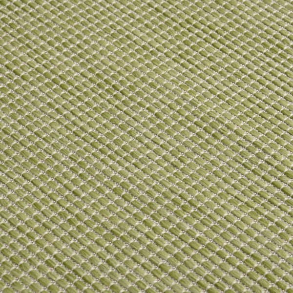 Utomhusmatta plattvävd 100x200 cm grön