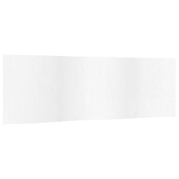 Rumsavdelare vit bredd 600 cm höjd 165 cm bambu