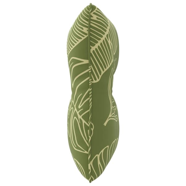 Ryggkudde PUTTEN 100% Polyester Bladdesign 40 x 40 x 10 cm