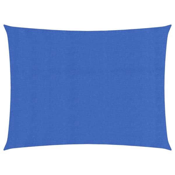 Solsegel 160 g/m² rektangulär blå 4x5 m HDPE