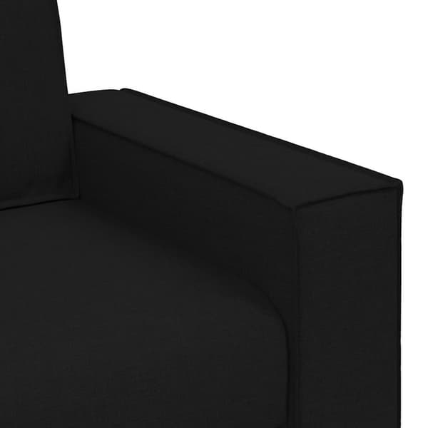 Soffa svart 100x78x84 cm tyg