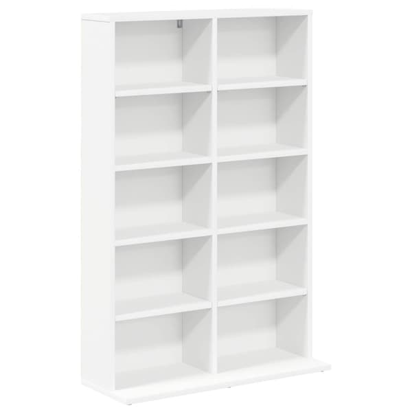 CD Skåp 2 st Vit 65 x 23,5 x 97,5 cm Konstruerat trä