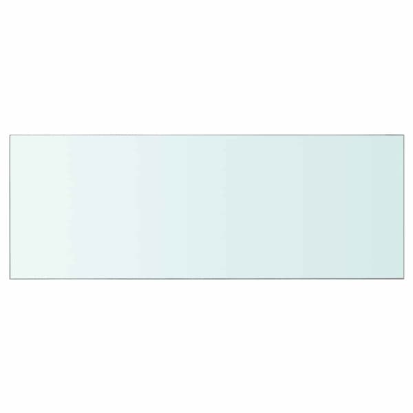 Hyllplan glas genomskinlig 80x30 cm