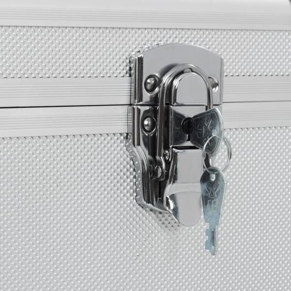 Förvaringsväskor 3 st silver aluminium