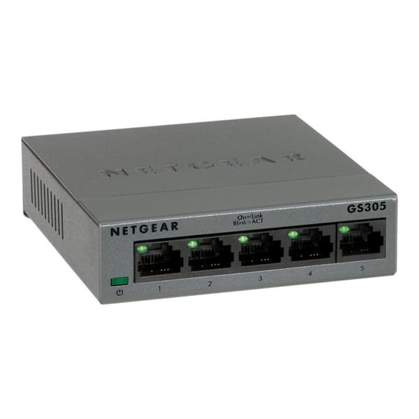 NETGEAR GS305 - switch - 5 portar - ohanterad