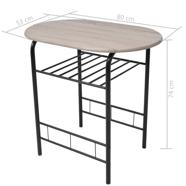 Frukostbar med stolar MDF