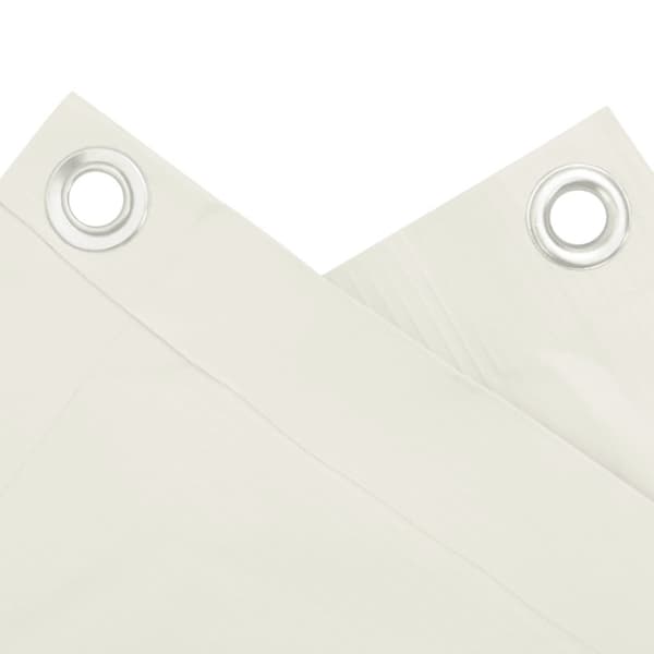 Insynsskydd för balkong vit 700x120 cm PVC