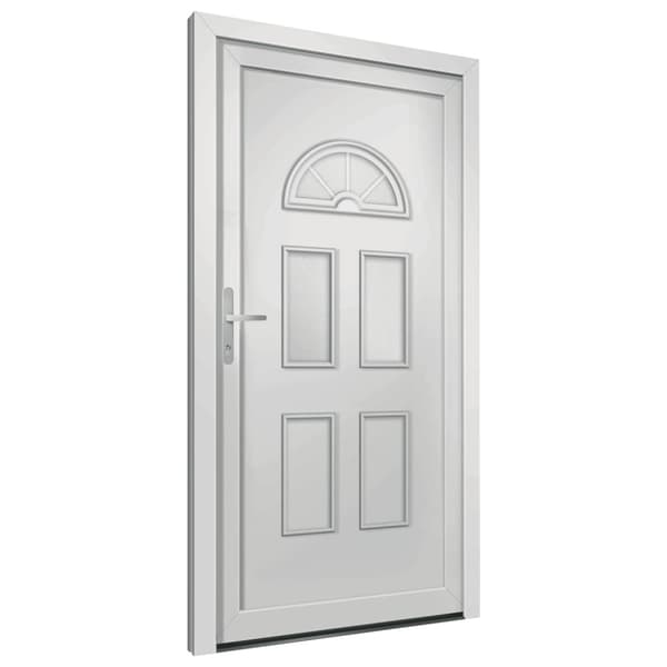 Ytterdörr vit 110x210 cm PVC