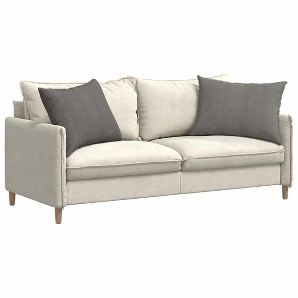 Sofakuddar 2 pcs Ljusgrå 70 x 50 cm Kordread tyg