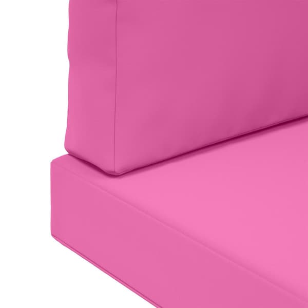 Utomhus Soffa Kudde 3 pcs Rosa Polyester