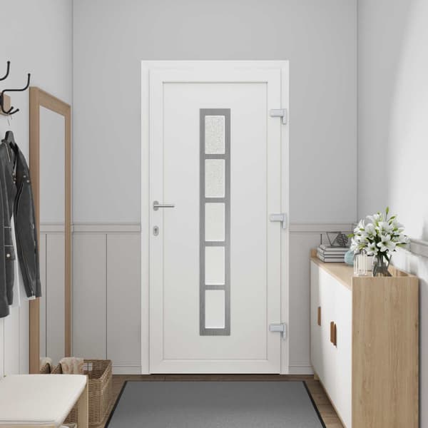 Framdörr Vit 108 x 208 cm PVC