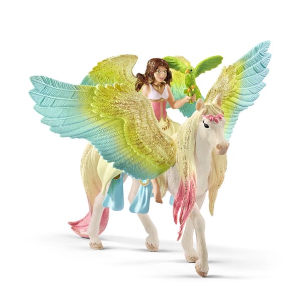 schleich® Surah med glitterpegasus
