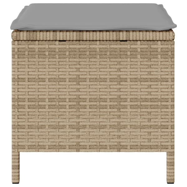 Trädgårdsmöbelset Beige konstrotting