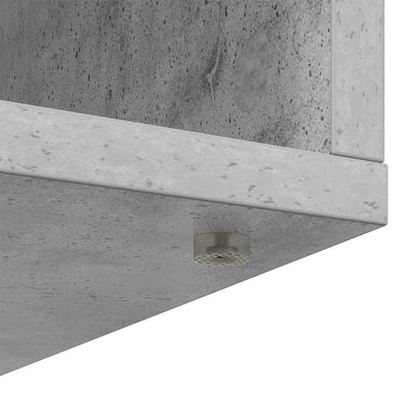 Sideboard med låda Betonggrå 60 x 33,5 x 84 cm