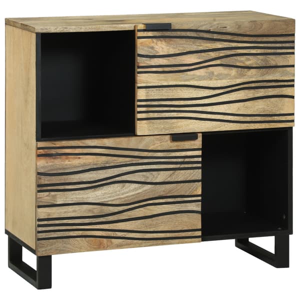 Sideboard Brun 80 x 33 x 75 cm massivt mangoträ