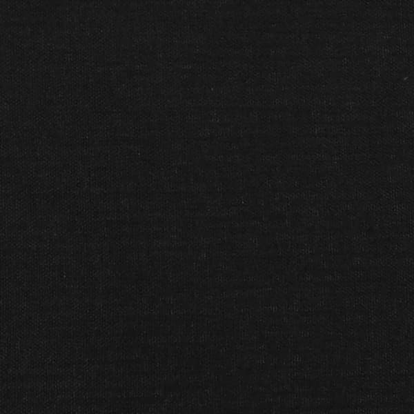 Sänggavel svart 180x5x118/128 cm tyg
