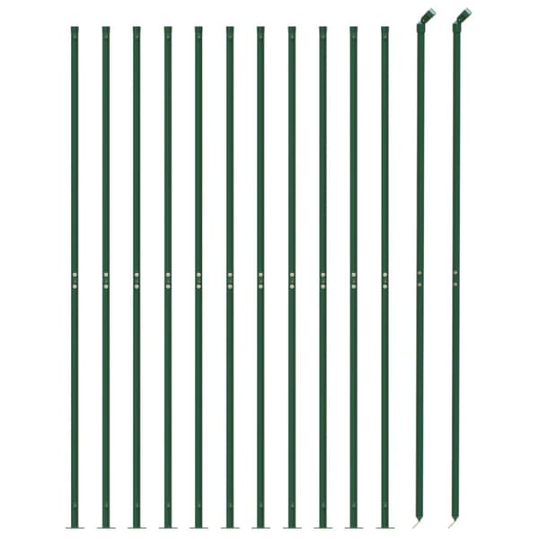 Stängsel med stolpsko grön 2,2x25 m