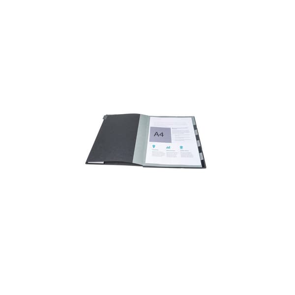 Sorteringsmapp EXACOMPTA 9-flik svart