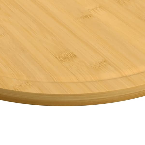 Skärbrädor 6 st Ø40x1,5 cm bambu