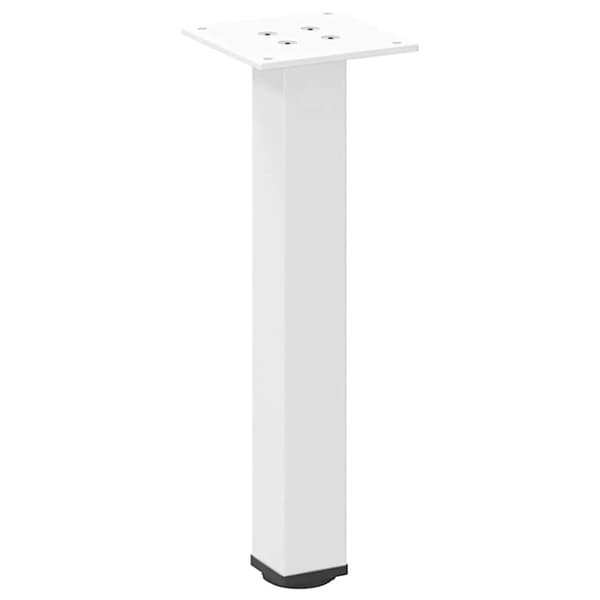 Soffbordsben 4 st vita 42-44 cm stål
