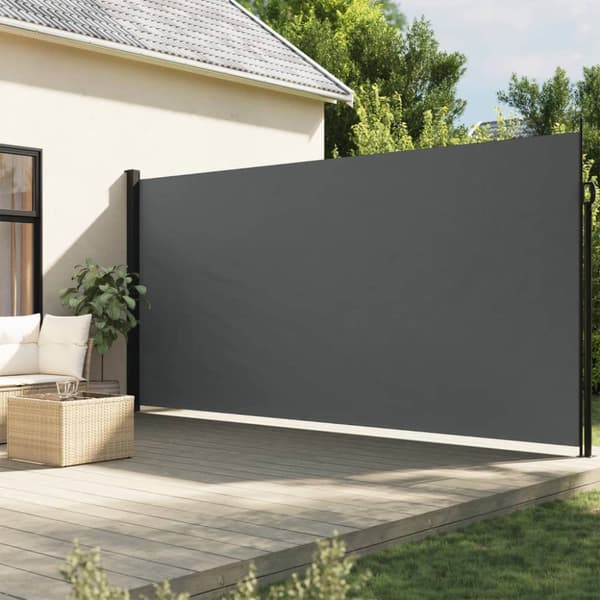Utdragbar sidomarkis antracit 220x300 cm