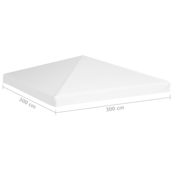 Paviljongtak 270 g/m² 3x3 m vit