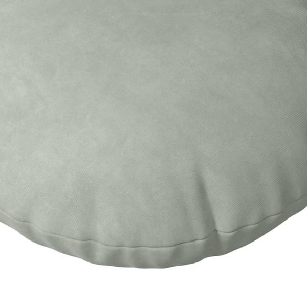 Sittkuddar 2 pcs Ljusgrå Ø60 x 21 cm Sammet